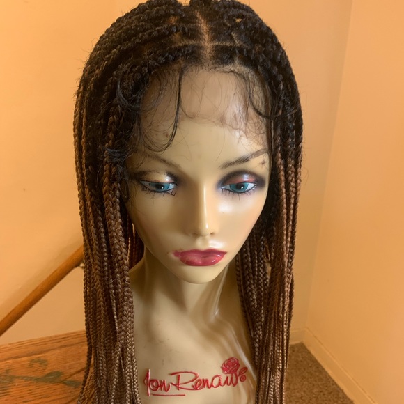 Outre HD Pre-Braided Lace Frontal Wig 13X4 Knotless Square Part Braids 26" - Picture 1 of 5